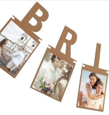 China Environmental Friendly Hot Sale Wedding Party Burlap Banner for sale