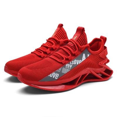 China 2021 fashion new products manufacturer fashion sneaker sports shoes men trainer shoes luxury white blade sneakers fashion running shoes for sale