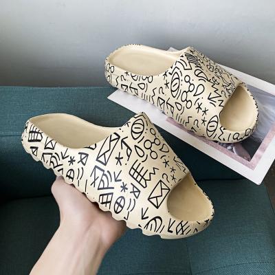 China Fashion Summer Slides Men's Breathable Custom Slippers Women's Yeezy Yeezy Slippers Color Logo Slides for Wholesale for sale