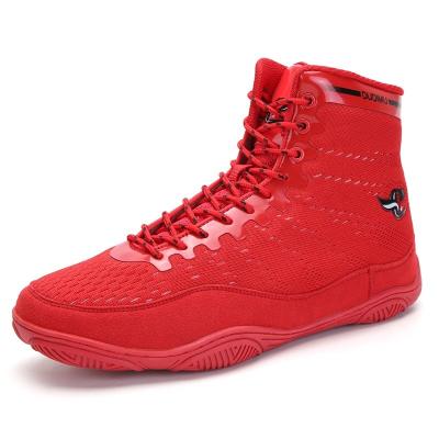 China Wholesale Professional Rubber Sports Unisex Shoes Wrestling Boxing Shoes For Men And Women for sale