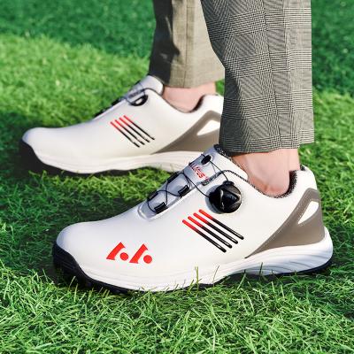 China breathable golf zapatos water proof golf shoes men stud studs rotary buckles shoes sepatu golf 39-45 for sale