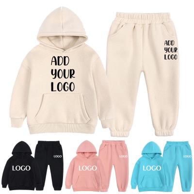 China Wholesale Casual Outdoor Kids Jogging Suits Kids Jogger Tracksuits Sweatsuit Sets Boys Clothing Sets Custom for sale