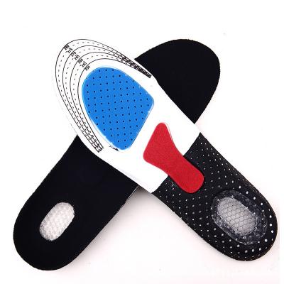 China Factory Running Running Insole Gel Silicone Sports Shoe Breathable Orthopedic Arch Insoles Support Insole For Shoes for sale