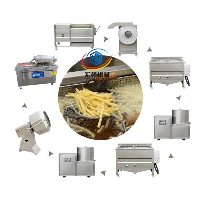 China Factory Sale Commercial Supply Automatic French Fried Potato Production Vegetable Processing Line for sale