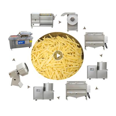 China Factory Outlet Machines Commercial Catering Semi Automatic Potato Chips Production Line for sale