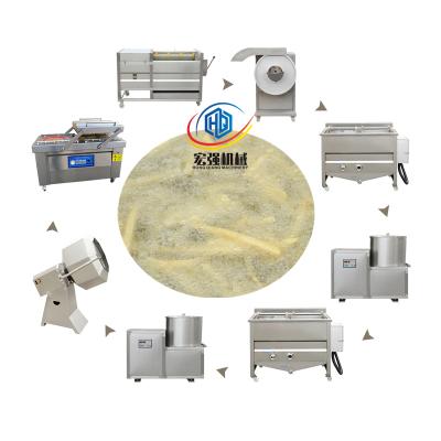 China Factory Commercial Supply Cheap Price Frozen Processing Produce French Fries French Fries Potato Production Line for sale