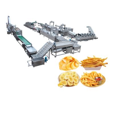 China Semi Automatic Production Potato Chips Making Machine Price Of Potato Chips Production Line for sale