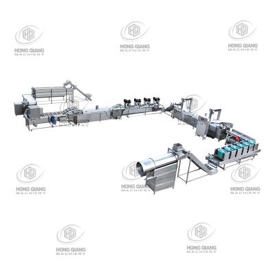 China Automatic Production HONGQIANG China Small Automatic Potato Chips Machine Potato Chips Factory Low Cost for sale