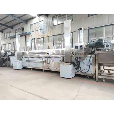 China Grows Custom Size Frying For Continuous French Fries Potato Chicken Fryer Equipment In Burger King / French Fries Machine for sale