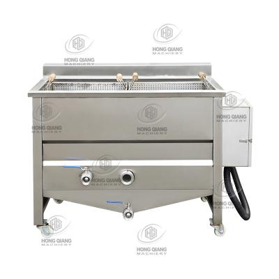 China HONGQIANG Automatic Potato Chips Frying Blanching Machine French Fry Fryer Machine Industrial Fryer Machine for sale