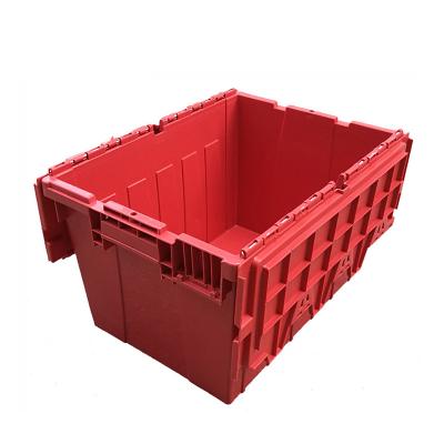 China Solid Stackable Box American Size Plastic Stackable Crate In Sale for sale