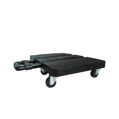 China Industrial Popular Plastic Extended Platform Hand Push Cart for sale