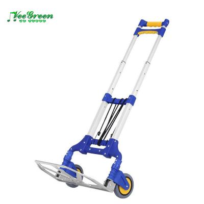 China Practical folding aluminum tool trolley with two wheels for sale