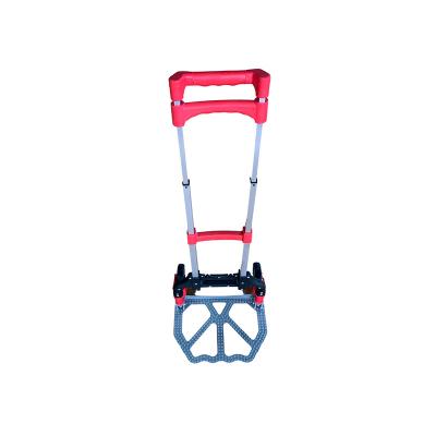 China Industrial Folding Tools Metal Hand Push Trolley For Warehouse for sale