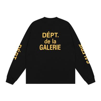 China EL GALLERY DEPARTMENT flashing classic printed logo long sleeve base luxury brand men's and women's long sleeve crewneck t-shirt tops for sale