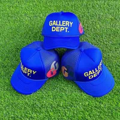 China Mesh COMMON TRUCK DRIVER graffiti blue sky GP DEPARTMENT GALLERY letter baseball hat men's and women's famous brand hats for sale