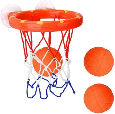 China Sucker Basket Buoyancy Basketball Shooting Hoop Tub Water Game Set for Baby with 3 Balls Basketball Hoop Basketball Shooting Tub Baby Toys for sale