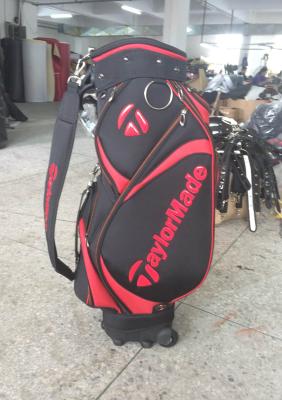 China Nylon golf bag , professional golf bag,golf cart bag with wheel for sale