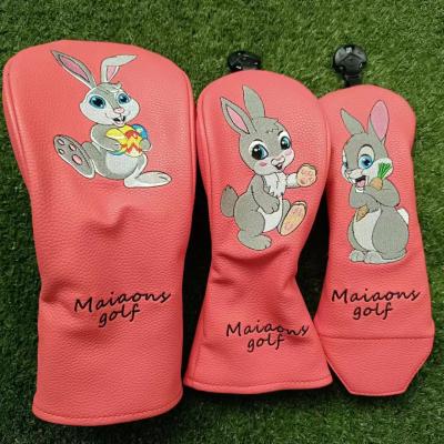 China utility head cover  rabbit golf cover driver cover fairway cover ut cover hybrid cover headcover rabbit zu verkaufen