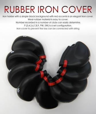 China rubber iron cover , rion head cover , rubber head cover , golf head cover for sale