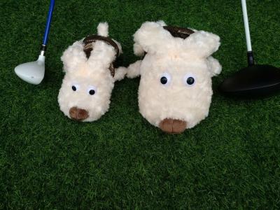 China golf head cover , dog head cover , animal head cover , plush head cover , driver head cover for sale