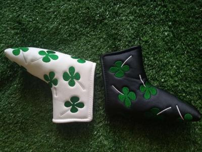 China Four Leaf Clover headcover , Golf headcover , golf headcover , putter headcover ,  headcover for sale