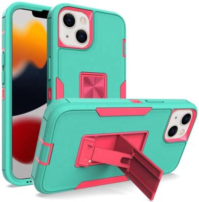 China Wholesale Shockproof Rugged Shockproof Protective Cover With Magnetic Kickstand Armor Case For Iphone 13 for sale