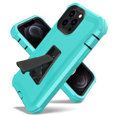 China Full Body Shockproof Military Grade Shockproof Phone Case With Kickstand For iPhone 13 Pro Max for sale