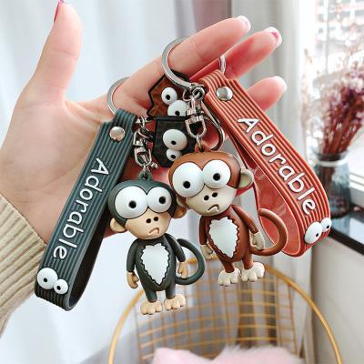 China 100% Eco-Friendly Keychains #033 3D Cute Cartoon Valentines Day Gift Father's Day Birthday Gifts Key Chains For Key And Bag for sale