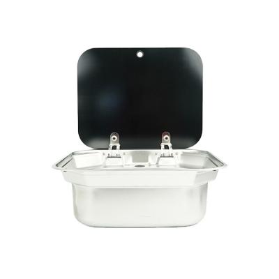 China Without Faucet Topcounter Kitchen Sinks Outdoor Moving Trailers Stainless Steel Sinks Single Bowl Water Sinks for sale