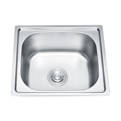 China Without Faucet Single Bowl Farmhouse Sink Apron Kitchen Sink 304 Stainless Steel Luxury Kitchen Sink for sale