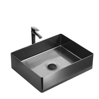 China Without Faucet Commercia Design Black Color Kitchen Sink Space Farmhouse Handmade Kitchen Sink Large for sale