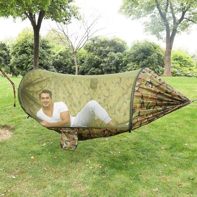 China Pop Up Mosquito Net Hammock Pole 2 Person Aluminum Camping Hammock With Mosquito Net, CZD-050 Pop Up Mosquito Net Hammock, Pop Up Hammock rollover prevention for sale