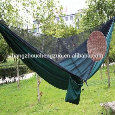 China Hot Selling Hanging Anti Mosquito Net Tent Mosquito Net Hammock, CZD-037 Double Person Hammock with Mosquito Net, Parachute Cloth Double Hammock Tent for sale