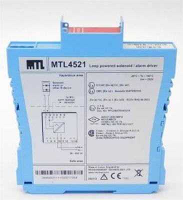 China MTL4521/L MTL5521 One-Channel Solenoid/Alarm Driver with 24V Maximum Output Voltage for sale