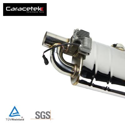 China Caracetek Stainless Steel Car Exhaust Cutout Control Valve Muffler Type With Electric Motor Remote Kit With Control Box Valve for sale