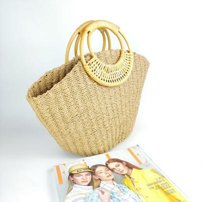 China Other Wholesale Custom Straw Bags Straw Bag Sea Grass Summer Beach From Vietnam Plant Plankton Straw Bag Factory Handmade 100%Natural for sale