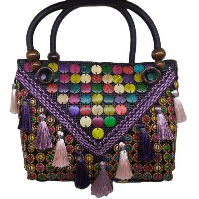 China Special PP Coconut Shell Bag Vintage Coconut Shell Bag Explosion Handbag Coconut Shell Bag Stall Selling National Style Handbag for sale