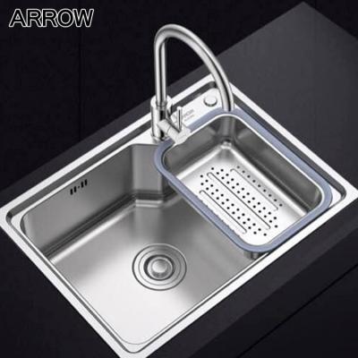 China Faucetless Customized Family Restaurant Hand Wash Basin Undermount Kitchen Sink for sale