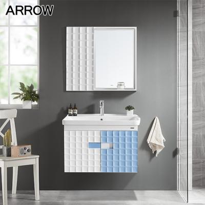 China Modern Classic Bathroom Vanity With White Color , Solid Wood Bathroom Furniture for sale