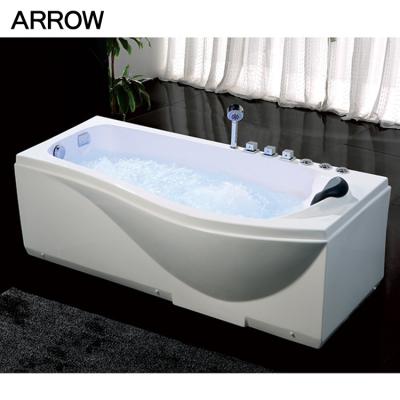 China 2020 New Design Single Cheap Indoor Hydraulic Massage Bathtub Spa Skirt Hot Tub for sale