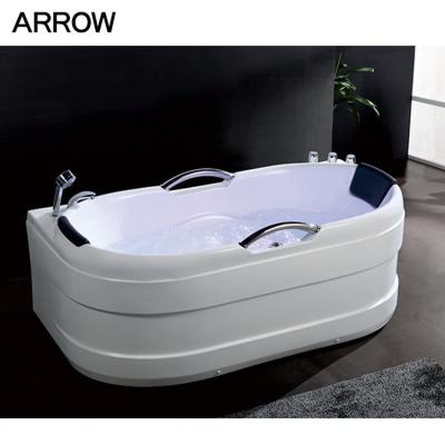 China Factory 1 Person Single Skirt Whirlpool Massage Spa Indoor Bathtub for sale