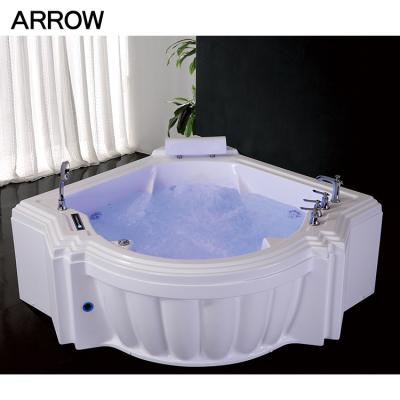 China Simple Indoor Massage Bathtub Skirted Bathtub And Acrylic Corner Whirlpools Bathtubs for sale