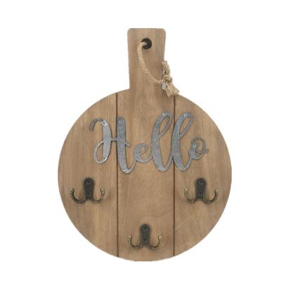 China French adjustable multi-functional decorative key holder wall cup holder wooden village decor display(other) for sale