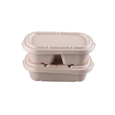 China Disposable Biodegradable Salad Bowl Sugarcane Disposable Food Containers for sale