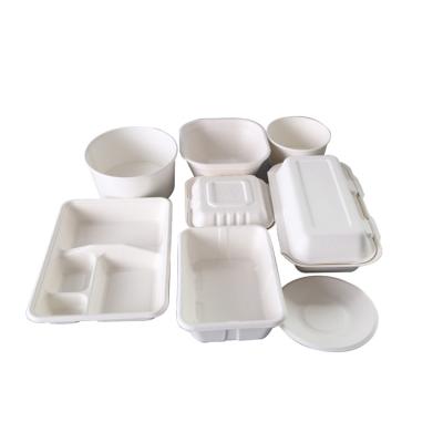 China Hot Selling Disposable Biodegradable Sugarcane Bagasse Tableware for sale