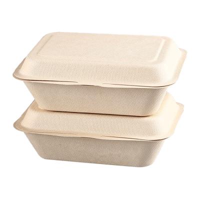 China Biodegradable Disposable Biodegradable Food Packaging Bagasse Tableware for sale