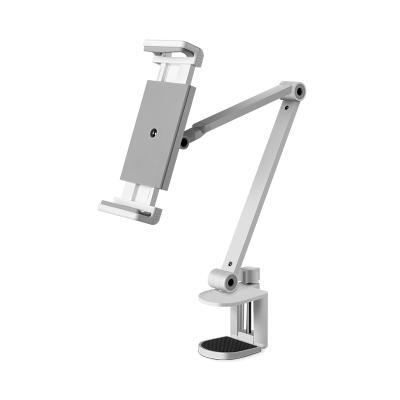 China Aluminum Pole With Height Adjustable Hinge UPERGO Double Arm Tablet Stand Tablet Holder Desk Mount Phone Holder Long Adjust for sale