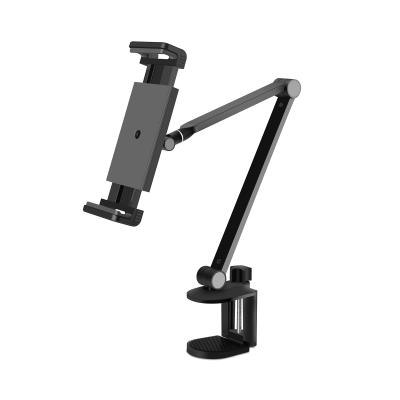 China Alloy+silicone+ABS UPERGO Sling Mobile Tablet Holder High Quality Aluminum Base Long Flexible Foldable Arm for sale