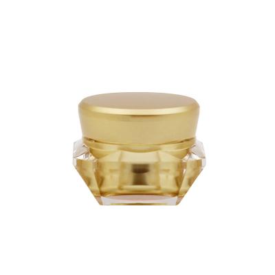 China Small Skin Care Gold 5g Cream Beauty Cream Sample Cream Cosmetic Container for sale